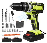 Perceuse-visseuse sans fil - Tournevis multifonction - 25 V - Couple de 48 Nm - Moteur sans balais - 1350 tr/min - Batterie incluse - Jaune