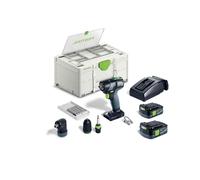 Perceuse-visseuse sans fil TXS 12 2,5-Set - FESTOOL - avec 2 batteries 12V 2.5Ah - accessoires - Systainer - 576874