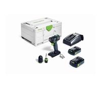 Perceuse-visseuse sans fil TXS 18 C 3,0-Plus - FESTOOL - avec 2 Batteries 18V 3.0 AH - Systainer - 576895