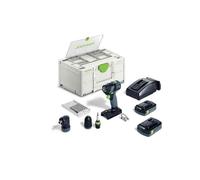 Perceuse-visseuse sans fil TXS 18 C 3,0-Set - FESTOOL - avec 2 batteries 18V 3.0Ah - chargeur - Systainer - 576896