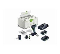 Perceuse-visseuse sans fil TXS 18 C 3,0-Set - FESTOOL - avec 2 batteries 18V 3.0Ah - chargeur - Systainer - 576896