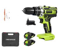 Perceuse-visseuse sans fil, vitesse réglable, plusieurs modes, lot de 2 batteries