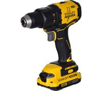 Stanley Perceuse-visseuse sans fil SFMCD710D2K-QW 18 V, 2 batteries 2 Ah, chargeur