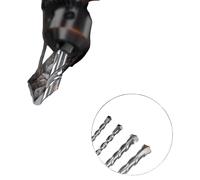 Perceuses pour maçonnerie, en acier à haute teneur en carbone, diamètre de 5 à 20 mm, type SDS Plus, lot de 20, boîte de rangement en plastique