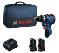 BOSCH GSB12V-31 PROFESSIONAL Perceuse-visseuse a percussion, 2x 12V/2,0Ah, sac 06019S6102