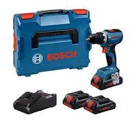 Bosch Perceuse-visseuse sans-fil à percussion GSR 18V-65 – 3x ProCORE18V 4,0Ah, chargeur, L-Boxx