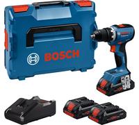 Perceuses-visseuses sans-fil à percussion - GSR 18V-65 - BOSCH - avec 3 batteries ProCORE18V 4.0Ah - chargeur - L-Boxx - 06019N3208