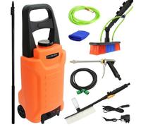 perche télescopique à eau de 9,2m & réservoir d'eau de 30L sur roue Kit de nettoyage de vitres