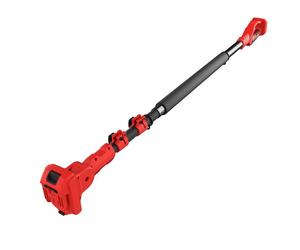 Perche télescopique d'élagage - TEENO - Compatible Makita - 1,6-2,8 m - Manche aluminium - Rouge