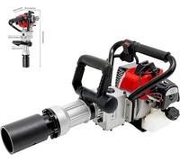 Percheur à mazout 2 temps de 32,7 cm³, avec foret et coffret à outils | Percheur électrique monocylindre refroidi par air, puissance 1000 W, fréquence de frappe 2230 coups par minute, vitesse 7000 tou