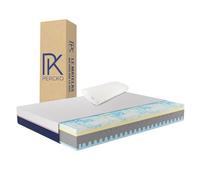 PERCKO, Pack 1 Matelas Mousse 90 x 200 cm + 1 Oreiller, Soulage Le Mal de Dos, 100% Mousses certifiées Oeko-TEX Standard 100 et CertiPur, Mousse à mémoire de Forme, Équilibré, 5 Couches