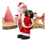 Père Noël dansant musical - Figurine à secouer en tissu, de Noël à piles, jouets électriques mobiles aux hanches | Décor de festival d'hiver pour chambre à coucher dortoir fête d' , jouet