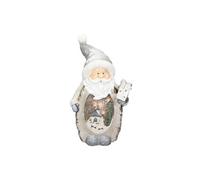 ECD Germany Père Noël LED 52 cm - Blanc