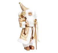 Atmosphera - Père Noël déco « Golden » 45 cm Doré