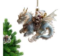 Père Noël Décoration de traîneau festif bidimensionnel affichage plat | Noël Acrylique Père Noël Figurine Ornement pour Balcon Cheminée Rebord de Fenêtre Salon Chambre D