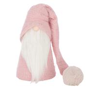 Père-Noël Gnome Déco Hiver 44cm Rose Clair