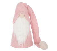Père-Noël Gnome Déco Hiver 60cm Rose Clair