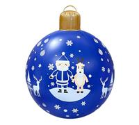 Père Noël gonflable et renne réutilisable