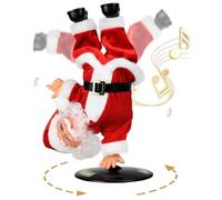 Père Noël inversé dansant et chantant, Jouet musical électrique de Noël, Ornement de Noël pour les enfants