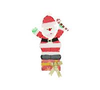 Père Noël lumineux H.93cm - 97 LEDs blanc chaud - décoration de Noël extérieure norme IP44