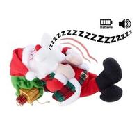 Infactory Père Noël ronflant avec mouvements respiratoires