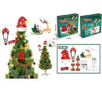 Père Noël Rotatif Lumineux Père Noël Mobile Et Lumineux Pour Cime De Sapin - Basics