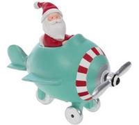 Père Noël Santa Avion (lot de 2) - Amadeus - Multicolore - Résine