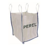 Perel Big Bag 1000L 1m3, Sac à Gravats 1000 kg, Sac Déchets Chantier avec 2 Poignées de Levage, Résistant UV, Sac Polypropylène 180 g/m2 pour Gravats Sable Gravier Déchets Jardin