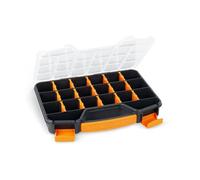 Mallette de rangement Velleman OMR13 (L x l x H) 326 x 257 x 48 mm Nombre de compartiments: 18 1 pc(s)