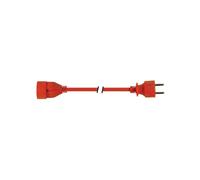 Perel câble d'extension 20 m - Orange