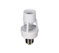 Perel Tools Détecteur de mouvement PIR - 6 m, 360°, IP20, intérieur, E27, Blanc
