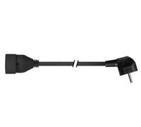 Perel EC01.5B-90 Câble électrique - Noir - 1,5m