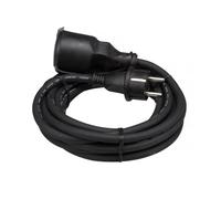 Perel ec05r15 caoutchouc Rallonge, longueur du câble 5 m Noir