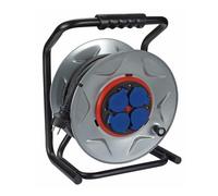 Perel ecr25 np25 a professionnel Enrouleur de câble en néoprène avec système anti Twist, 25 m de longueur, 3 G (Lot de 4)