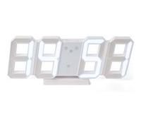 Horloge à LED 3D Blanc