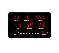 Horloge murale à affichage LED