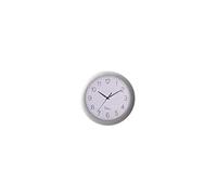 Perel Horloge Murale, Rond, analogique, 30 cm, Heure radiopilotée (DCF), Aluminium, Argent