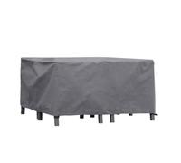 Perel Housse de mobilier de jardin 140 x 140 x 70 cm, imperméable et résistante aux UV, housse extérieure durable pour petits ensembles de jardin