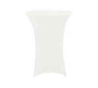Perel Housse pour mange-debout FP200 extensible blanc Ø80-100 cm lavable