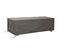 Perel Housse de table extérieure 225 x 105 x 75 cm, étanche et résistante aux UV, protection durable pour tables de jardin jusqu’à 220 cm, tissu robuste, protège contre la pluie, la saleté et le