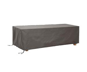 Perel Housse de table extérieure 245 x 105 x 75 cm, étanche et résistante aux UV, protection durable pour meubles de jardin jusqu’à 240 cm, matériau solide contre la pluie, la saleté et le soleil