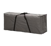 Perel Housse d'extérieur pour Coussins d'assise, Gris, rectangulaire, 125 cm x 40 cm x 50 cm