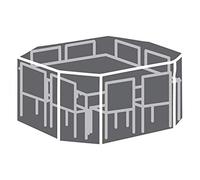 Couverture extérieure pour ensemble de jardin octogonal