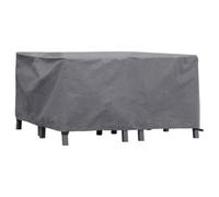 Perel - Housse D'extérieur Pour Ensemble De Jardin, Gris, Rectangulaire, 140 Cm X 140 Cm X 70 Cm