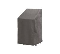 Perel Housse pour chaises empilables 66 x 66 x 128 cm, résistante à l’Eau et aux UV, Housse Solide pour 4-6 chaises, Tissu Respirant, idéale pour Un Usage extérieur