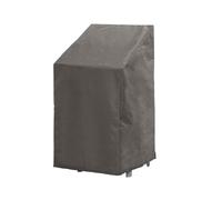 Perel Housse pour chaises empilables 66 x 95 x 133 cm, résistante à l’Eau et aux UV, Housse Solide pour 4-6 chaises, Tissu Respirant, idéale pour Une Utilisation extérieure