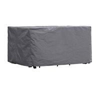 Perel Housse rectangulaire pour mobilier de jardin 165 x 135 x 95 cm, résistante à l’eau et aux UV, housse solide contre pluie et saleté, tissu tissé respirant, pour ensembles de jardin
