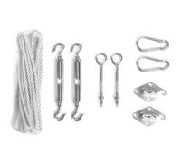 Perel Kit de montage pour voile solaire