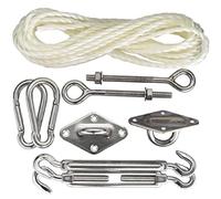 Perel Kit de montage pour voile solaire