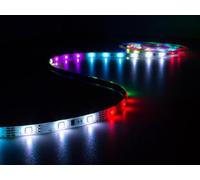 Perel KIT RUBAN À LED FLEXIBLE LED ANIMÉ AVEC CONTRÔLEUR ET ALIMENTATION - RVB - 150 LED - 5 m - 12 VCC